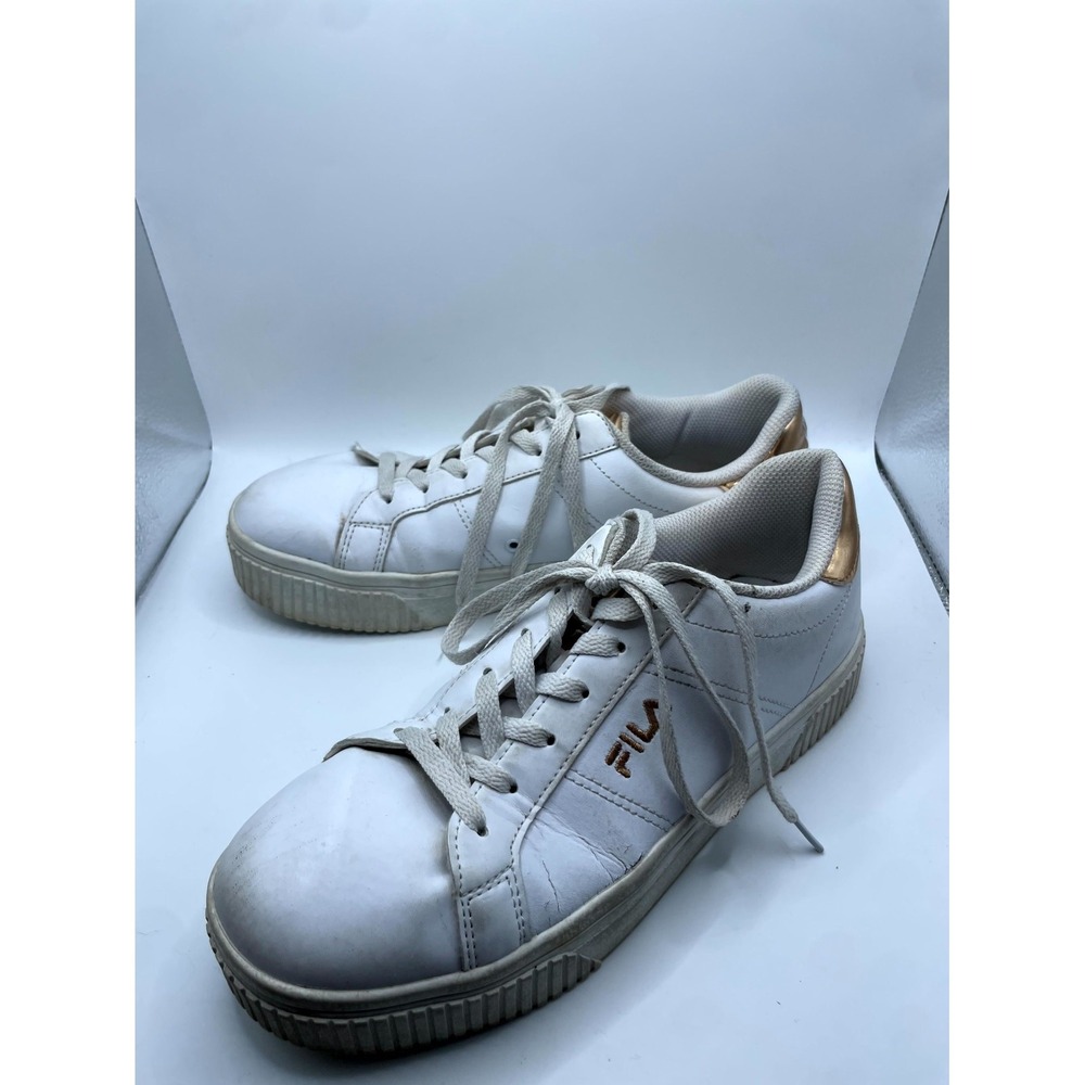 Fila Panache 19 5CM00771-136 Womens White Leather Platform Sneakers Shoes US 10